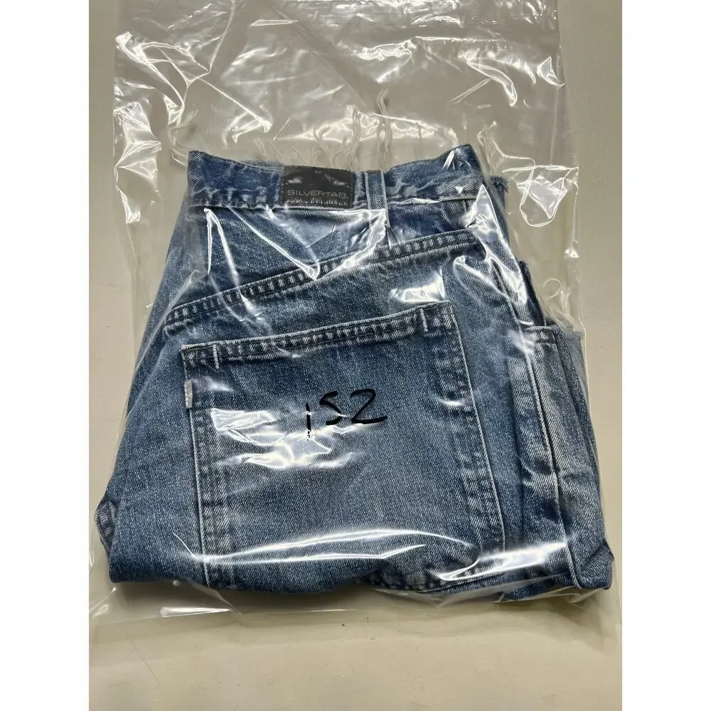 Vintage Levi's Silvertab Baggy Fit Denim cut off Shorts Men's 32  / Y2K  / Retro